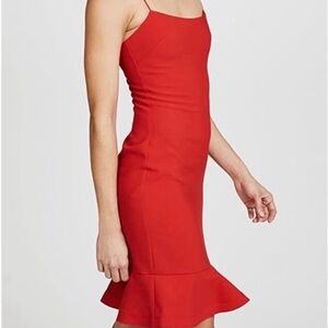 Elegant Red Sleeveless Dress